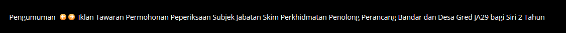 pengumuman